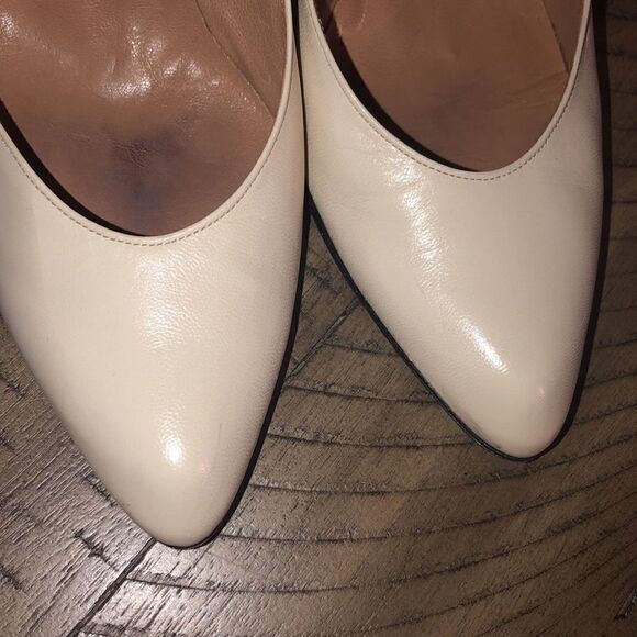 Charles Jordan Leather Semi Point Pumps Made in France 🇫🇷 4” heel SEXY! - Picture 9 of 17